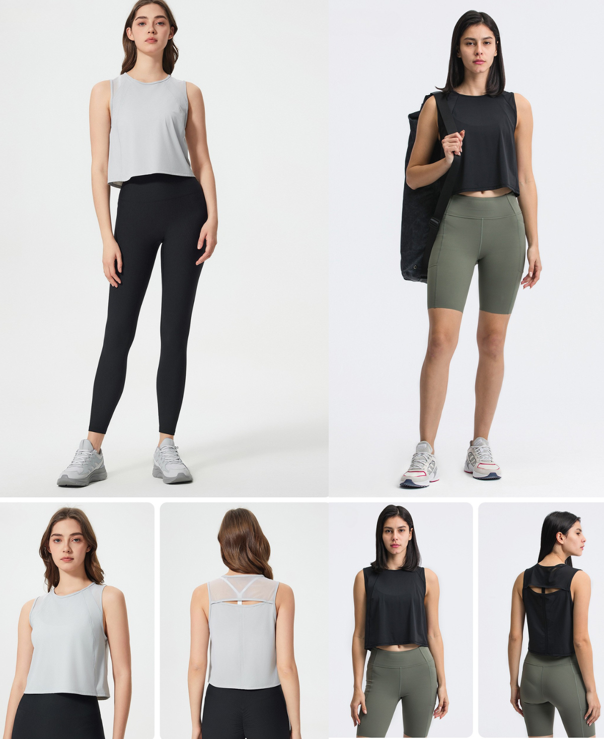 AirFlex Mesh Back Cropped Tank