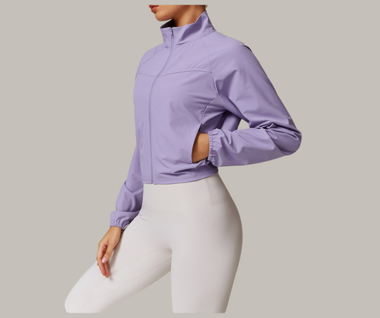 Lightweight and breathable with a relaxed fit, this zip-up track jacket is perfect for layering to and from workouts. Great for warm-ups, cool-downs, walks, or light outdoor training