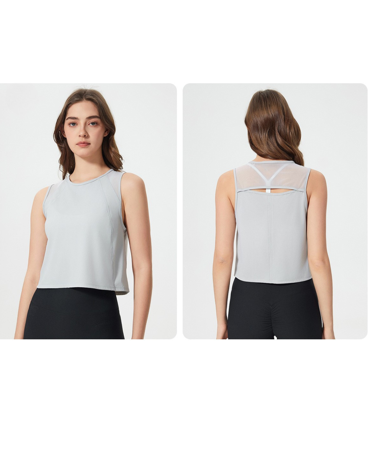 AirFlex Mesh Back Cropped Tank