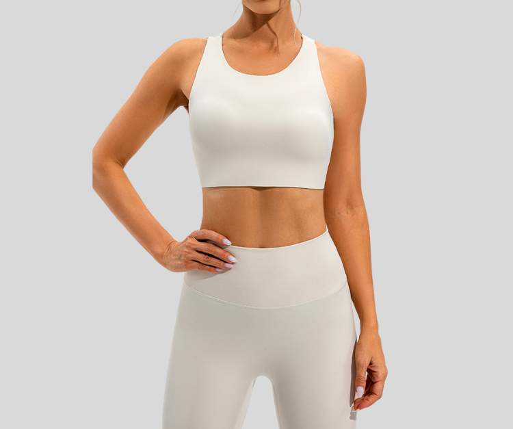 Make a bold statement with this asymmetrical one-shoulder sports bra featuring a dynamic cutout back design. Crafted from smooth, stretchy fabric that hugs the body, it provides medium support and a stylish edge for your active wardrobe.